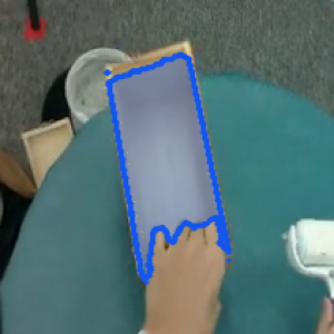 Box mesh projection after accounting for nearer sensor surfaces